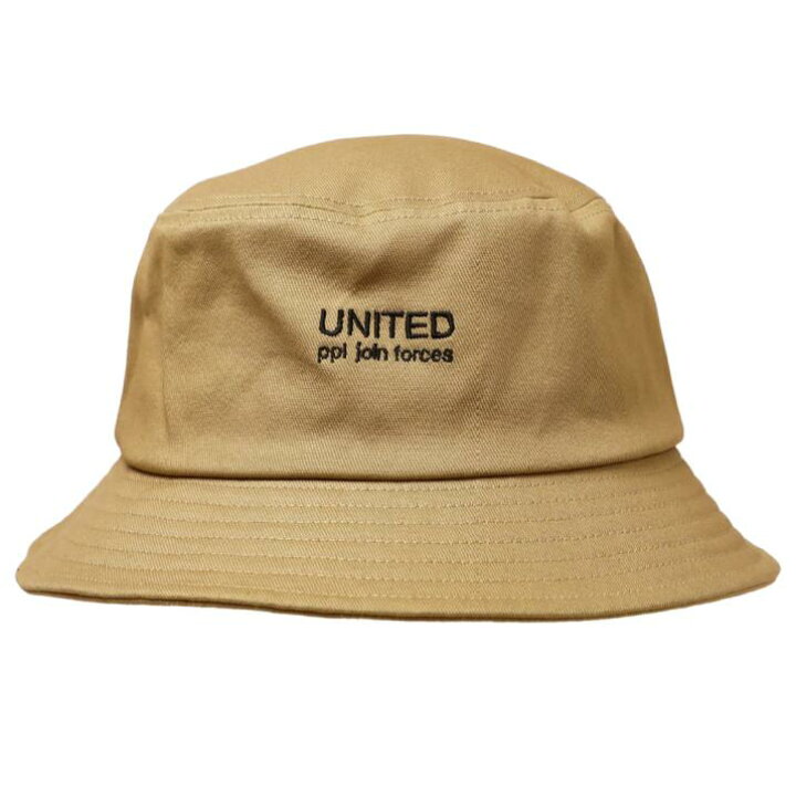 楽天市場】UNITED刺繍バケットハット ハット レディース 帽子 サファリ 