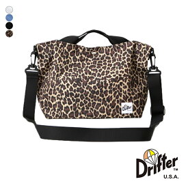 Drifter ドリフター キャリーオールバッグ [DFV1640] ユニセックス CARRY ALL BAGショルダーバッグ トートバッグ ナイロンバッグ レオパード ヒョウ柄 無地 レディース メンズ 男女兼用