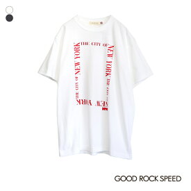 GOOD ROCK SPEED グッドロックスピード NYC ショートスリーブ Tシャツ [24NYC011W] レディース 半袖 カットソー プルオーバー オーバーサイズ ゆった