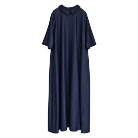 KELEN ケレン シャンブレー シャツカラー ドレス “CRAN” [LKL24HOP2048] レディース ワンピース 5分袖 Aライン
