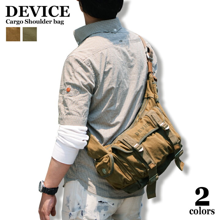 楽天市場】DEVICE ショルダーバッグ ボディバッグ ミリタリーバッグ 