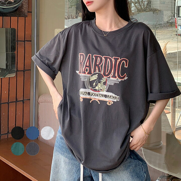 楽天市場 Tシャツ Tシャツ レディース メンズ 半袖 カジュアル 大きいサイズ 体型カバー オーバーサイズ 大きい 春 夏 韓国 ファッション 中国 プリント ゆったり シンプル ロゴt トップス プリントt ビッグシルエット 韓国ファッション Device