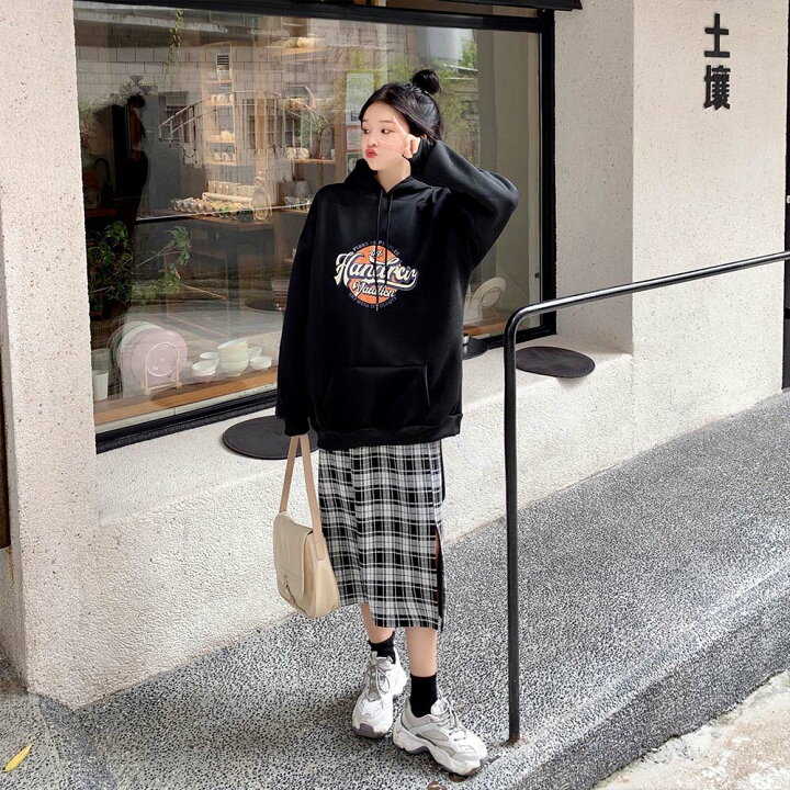 楽天市場 パーカー フーディ トレーナー レディース メンズ スウェット 韓国ファッション 大きいサイズ トップス 秋 冬 ビックシルエット ビッグパーカー プルオーバー おしゃれ 無地 オルチャンファッション 長袖 かわいい Device