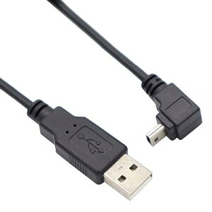 ViViSunUSB 2.0 �~�j�P�[�u�� USB(A)�I�X-USB(miniB)�I�X L�^0.25m 25cm 90°�����ϊ��P�[�u�� �����b�L�t�� ����480Mbps�̃f�[�^�]���������[�h (��L) �S6�F �S4�T�C�Y