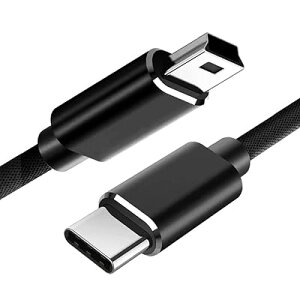 �^�C�vC�I�X - miniB�I�X USB 2.0 �P�[�u��, SKZIRI 1m USB C Mini B�P�[�u�� USB �R�[�f�[�^�]���Ə[�d���� �f�W�J�� �|�[�^�u��HDD MP3/MP4 GPS�ȂǂɓK�p