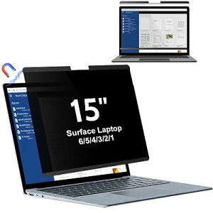 Surface Laptop 6/5/4/3/2/1 15�C���` �p �`�����h�~�t�B���^�[ �}�O�l�b�g �v���C�o�V�[�t�B���^�[ �̂������h�~ �t�B���� ���˖h�~ �u���[���C�g�J�b�g ���h�~ Mamol �S5�T�C�Y
