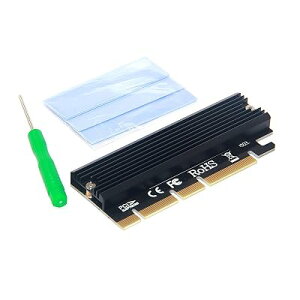 Rongdeson M2 NVMe SSD to PCI-e x16�A�_�v�^�[ �{�[�h 2U�T�[�o�[����у��[�v���t�@�C��PC�p�V���R����p�p�b�h�t��X16/ X8/ X4 PCIE 3.0 M.2 NVME�t���X�s�[�hM�L�[�g���A�_�v�^�[ (��) �S1�F