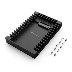 Yottamaster 2.5��3.5�ϊ��}�E���^ 2.5�C���` HDD/SSD��3.5�C���`�T�C�Y�ϊ��u���P�b�g �S1�F