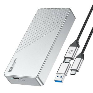 SAN ZANG M.2 NVMe SSD �O�t���P�[�X USB4/Thunderbolt 4 40Gbps�Ή� �t�@�����X�É��݌v �����M�A���~����➑� 2230-2280�S�T�C�Y�Ή��i�V���o�[�j