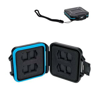 JJC �y�� ���^ �������[�J�[�h�P�[�XTF Micro SD �J�[�h�P�[�X Micro SD/TF/MSD�J�[�h 8�� + CFexpress Type A �J�[�h 4�� ���[�P�[�X ����16.4mm �ψ� �ϏՌ� �h�� �h�o �g�ѕ֗� ���X�g�X�g���b�v �S2�T�C�Y
