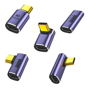 WYMECT usb cl�� �^�C�vc l�� usb c l type c l USB C �ϊ��A�_�v�^ 40Gbps�����]���A�_�v�^ USB4.0�ő�[�d���x100W 8K@60Hz�f���o�� (�ܔ�) �S5��