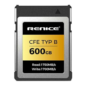 RENICE CFexpress Type B 128GB �������[�J�[�h �ő�ǂݏo��1780MB/s �ő发������700MB/s PCIe �S2�F �S4�T�C�Y