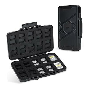 JJC 36�X���b�g �������[�J�[�h�P�[�X ��e�� 24�� Micro SD TF MSD�J�[�h + 12�� CFexpress Type B XQD�J�[�h ���[�P�[�X XQD�J�[�h TF�J�[�h�P�[�X �ϏՌ� �y�� �h�H �h�o �g�ѕ֗� �S2�T�C�Y