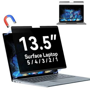 Surface Laptop 6/5/4/3/2/1-13.5�C���` �p�}�O�l�b�g�`�����h�~�t�B�����A���O���\�ȃu���[���C�g�J�b�g�A���`�O���A�X�N���[���t�B���^�[ �m�T�N�V������ �ی�t�B���� �^�b�`�p �S1�T�C�Y