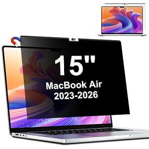 �`�����h�~�t�B���^�[ Macbook Air 13 (2018-2021,M1) ����� Macbook Pro 13 (2016-2022,M1,M2) �p �}�O�l�b�g�� �v���C�o�V�[�t�B���^�[ PC �t���ی�t�B���� ���ʎg�p�\ ���˖h�~ �u���[ �S5�T�C�Y �S1��