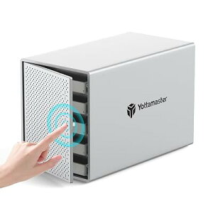 Yottamaster 5��HDD�P�[�X 3.5/2.5�C���` SATA HDD/SSD�Ή� �ő�22TB×5 USB 3.0 Type-B�ڑ� �A���~�� 80mm�É��t�@������ �O�t���X�g���[�W�P�[�X �f�[�^�ۑ��E�o�b�N�A�b�v����[PS500U3] �S3�T�C�Y
