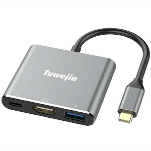 �^�C�vc HDMI �ϊ� usb-c hdmi �ϊ��A�_�v�^ Tuwejia usb-c digital av multiport�A�_�v�^ 3in1 �S1�F