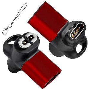 �K�[�~���p�ϊ��A�_�v�^�[ Shokz USB Type-C�p�ϊ��A�_�v�^�[ 2 in 1�ϊ��A�_�v�^�[Venu 3/ Approach s70 Fenix�V���[�Y�ȂǔėpUSB-C to Shokz �[�d�P�[�u�� �ɑΉ� �ϊ��A�_�v�^�[ �AShokzOpenRun (��After �S3�F