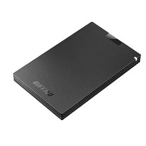 BUFFALO USB3.2(Gen1) Type-A MiniStation SSD SSD-PG1.0U3-BC [�u���b�N]