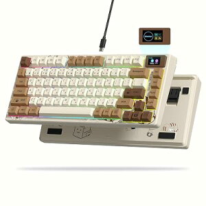 Womier SK80 ���킢���s���N�L�[�{�[�h �Q�[�~���O �L�� �f�B�X�v���C�t�� �Q�[�~���O�L�[�{�[�h ������� 75% �S3�F