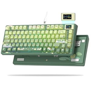 Womier SK80 ���킢���s���N�L�[�{�[�h �Q�[�~���O �L�� �f�B�X�v���C�t�� �Q�[�~���O�L�[�{�[�h ������� 75% �S3�F