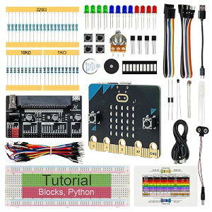 Freenove Basic Starter Kit for BBC micro:bit�iV2���܂ށj�A179�y�[�W�̏ڍׂȃ`���[�g���A���A162�A�C�e���A27�v���W�F�N�g�A�u���b�N��Python�R�[�h
