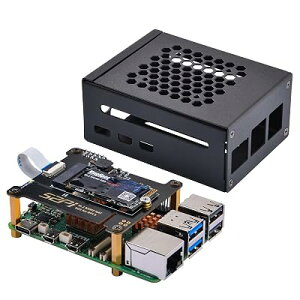 GeeekPi N05 PCIe M.2 NVMe SSD �{�[�h�A���^���P�[�X�Z�b�g Raspberry Pi 5 �p�b�X�^�C���I���i�N�[���[�E�d���t�����f������j (N05�{�[�h�{�P�[�X) �S1��