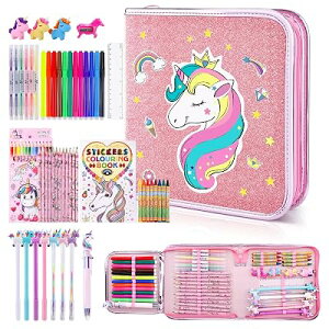 QearFunXD 57PCS ���G�����Z�b�g �h��G�L�b�g �t���[�c�̍���̃}�[�J�[�Z�b�g �A�[�g���F���G�����Z�b�g �����y���P�[�X �q���̂��߂̉�ރL�b�g ���[��Z�b�g �F���M �N������ �}�[ �S4��