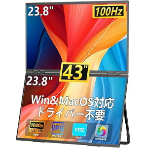 KEEPTIME Google TV���ڃ��o�C�����j�^�[ 23.8 10000mAh�o�b�e���[ IPS����� ���^ �y�� USB-C HDMI�Ή� �S2�F
