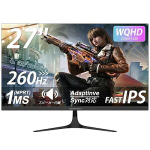 XUNDEFINED 27�C���` �p�ȃQ�[�~���O���j�^�[ 240Hz 1ms(MPRT) �t��HD 1920×1080 1500R�Ȗ� VA�p�l�� ����� �f�B�X�v���C �X�s�[�J�[���� 130%sRGB 3000:1�R���g���X�g�� HDR FreeSync&G-Sync�Ή� �u���[ �S9�T�C�Y