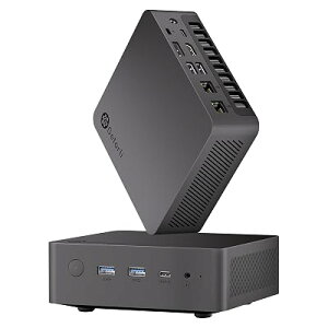Getorli �~�jPC AMD Ryzen 7 8745HS ���� 8�R�A/16�X���b�h �����\mini PC 4��ʏo�� 16GB DDR5 1TB SSD �f���A��2.5G LAN �Ɩ��p/�N���G�C�e�B�u/���C�g�Q�[�� �Ή� �~�jPC Ryzen