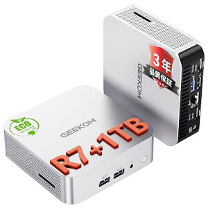 �y7735HS/7640HS��荂���zGEEKOM A6 Ryzen 7 6800����Radeon 680M�E4���8K�EUSB4/eGPU�Ή� �S1�F