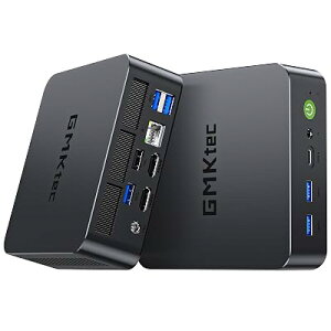 GMKtec �~�jPC Intel Core Ultra 7 256V (8�R�A/8�X���b�h �ő�4.8GHz)�E16GB LPDDR5X�E512GB PCIe 4.0 SSD�EIntel Arc 140V�EWi-Fi 6E�E5GbE�L��LAN�EUSB4 (40Gbps/PD���d/�f���o��)�E3���4K�����o�́E�c�[�����X�� �S2�T�C�Y
