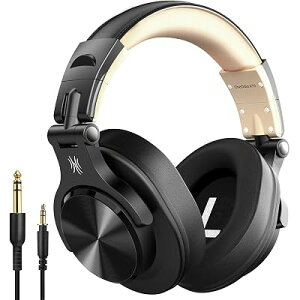 OneOdio A70 ���C�����X�w�b�h�z�� �Đ����� 72 ���� �X�^�W�I���j�^�[ DJ ���[�Y�S�[���h �S5�F