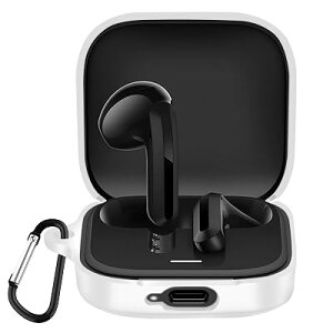 WADEFO �Ή� Xiaomi Redmi Buds 8 Lite/Xiaomi Redmi Buds 6 Lite/Xiaomi Redmi Buds 5 Lite �P�[�X �t��V���R���f�� �y�� �L�Y�h�~ �X���� �ϏՌ� �h�o �����h�~ �_�炩�� LED�� ���C�����X�[�d�� �S5�F �S5�T�C�Y