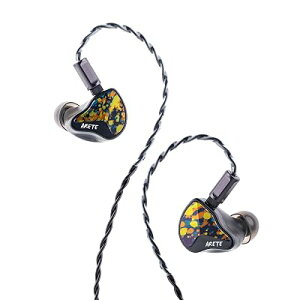 Linsoul ZiiGaat×Fresh Reviews Arete II IEM ��2���� 1DD+4BA �n�C�u���b�h �C���C���[���j�^�[ �S3�F