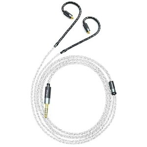 GUCraftsman MMCX 5N���_�f���⃁�b�L��փP�[�u���� SHURE SE846 SE535 AONIC 5 Xelento Remote AK T8iE MkII T9iE Westone W80 EAS20 30 AC10 20 AM UM Pro30 Campfire Audio Dorado Vega Solaris ATLAS�ƌ݊������� (MMCX, 4 �S2�T�C�Y �S1��