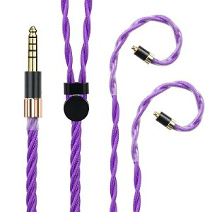 cooyin AL65P ���P�[�u�� MMCX �P�[�u�� �C���z���P�[�u�� 4�c 6N �⃁�b�L�P������ OCC SE�V���[�Y�p SE215/SE535/IER-M7/M9�ȂǂɓK������ ����125cm 3.5mm �S2�F �S2�T�C�Y