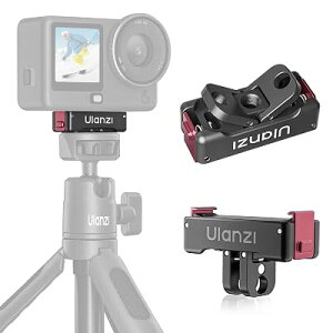 Ulanzi Osmo Action6/Nano�p���C�N�C�b�N�����[�X�}�E���g �I�X���A�N�V����6�x�[�X ���̓}�O�l�b�g �������ʋz�� 1/4�l�W�� ���C�A�_�v�^�[�}�E���g Gopro��p�O�r�ɑΉ� �ϏՌ��� �V���R�� �S1��