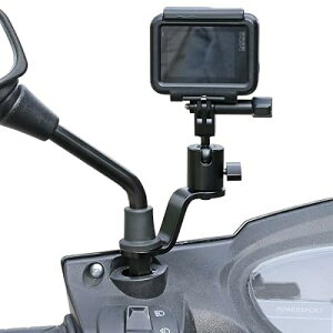 SUREWO�A���~�j�E���I�[�g�o�C�̃o�b�N�~���[�}�E���g�u���P�b�g�z���_�[GoPro Hero 13/12/11/10/9/8/7/6�i2018�j/ 5�ƌ݊���������܂�5 APEMAN TENKER Campark DJI Osmo�A�N�V�����Ȃ�