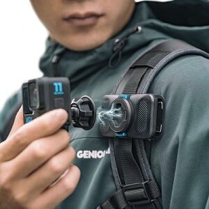 SUREWO���C�N�C�b�N�����[�X�o�b�N�p�b�N�N���b�v�}�E���gGopro�p�A360°��]�N�C�b�N�N���b�v�}�E���gGoPro Hero 13,12,11,9,8,7,6,5,DJI�A�N�V����4/3�ƌ݊���������܂�