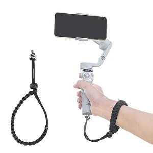 Osmo Mobile 8/Osmo Mobile 7P/7/OM 6 5 4 SE/DJI OSMO Pocket 4/Pocket 3/INSTA360 X5 X4 X3 X2 �Ή� �n���h�X�g���b�v ���S�R�[�h �����h�~�X�g���b�v �������߉\ 1/4�l�W�t��