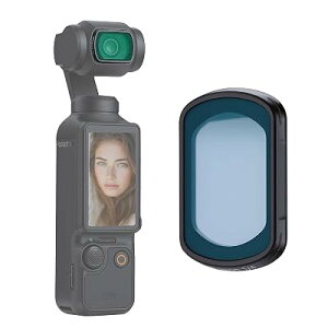 Haoge �}�O�l�e�B�b�N�u���b�N�f�B�t���[�W���� 1/4 �G�t�F�N�g�t�B���^�[ DJI Osmo Pocket 3 4 Creator Combo�p�A�y�ʃ}���`�R�[�e�B���O�����Y�A�n�C���C�g���_�炩�����A�R���g���X�g���y��