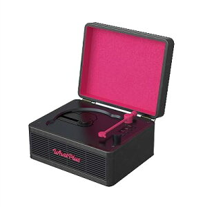 WhatPlus �|�[�^�u��CD�v���[���[ Bluetooth�Ή� �X�s�[�J�[���� ���g���f�U�C��