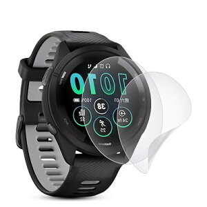 �A���`�O���A �t�B����2���Z�b�g �Ή� GARMIN(�K�[�~��) Forerunner 265�ی�t�B���� Forerunner 265�t�B���� ���˒ጸ/��TPU�f��/�ȒP�\��t��/�S�ʕی�/�h�C�A/�h�w��/�X�N���b�`�h�~/for GARMIN Forerunner