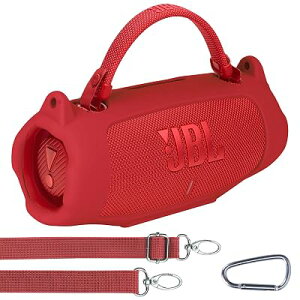 Lebakort�V���R���P�[�X�ɓK������JBL CHARGE 6 �h��Bluetooth�Ή� �|�[�^�u���X�s�[�J�[ (���b�h �P�[�X)