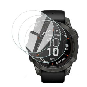 AiMaoo �K���X�t�B���� Garmin Fenix 7X Pro �Ή� �t�B���� [3������] �ی�t�B���� �����K���X �d�x9H �ϏՌ� ���h�~ �C�A�Ȃ� �����ߗ� 3D�S�ʕی� Garmin Fenix 7X Pro�p
