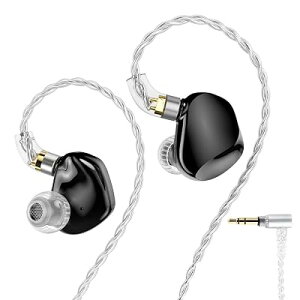 TRN VXpro+ �C���[���j�^�[ �n�C���] �C���z�� 8BA+1DD �n�C�u���b�h�^ ���j�^�[�C���z�� ���Չ��� IEM �C�����j �L�� 3.5mm�W���b�N QDC�E�����P�[�u�� (�u���b�N)