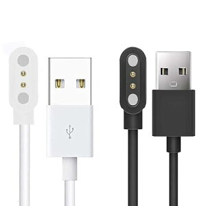 Lamshaw for MONOMAM CHIC �X�}�[�g�E�H�b�` �P�[�u��, USB ���C�[�d�P�[�u�� ���C�z�� 1���[�g�� �R���p�N�g �����^�ѕ֗� MONOMAM CHIC 1.32�C���` �X�}�[�g�E�H�b�`�Ή� (�u���b�N�{�z���C�g)