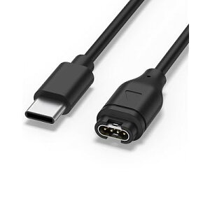 �K�[�~���݊� �[�d�P�[�u�� USB-C�[�d�P�[�u�� 1m Garmin Watch Fenix 7 7S 7X 6 6S 6X 5 5S Forerunner 245 945 Instinct 2 2S Vivoactive 4 4S 3 Vivosmart 5�ɑΉ� �l�d�ی�@�\ �����x�ړ_×�⋭�R�l�N�^�[�ŐڐG�s�ǖh